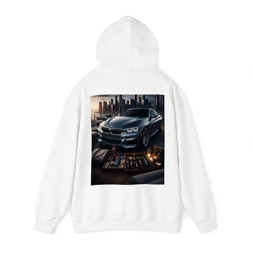 BMW Sedan City Skyline Luxury Lifestyle – Hoodies