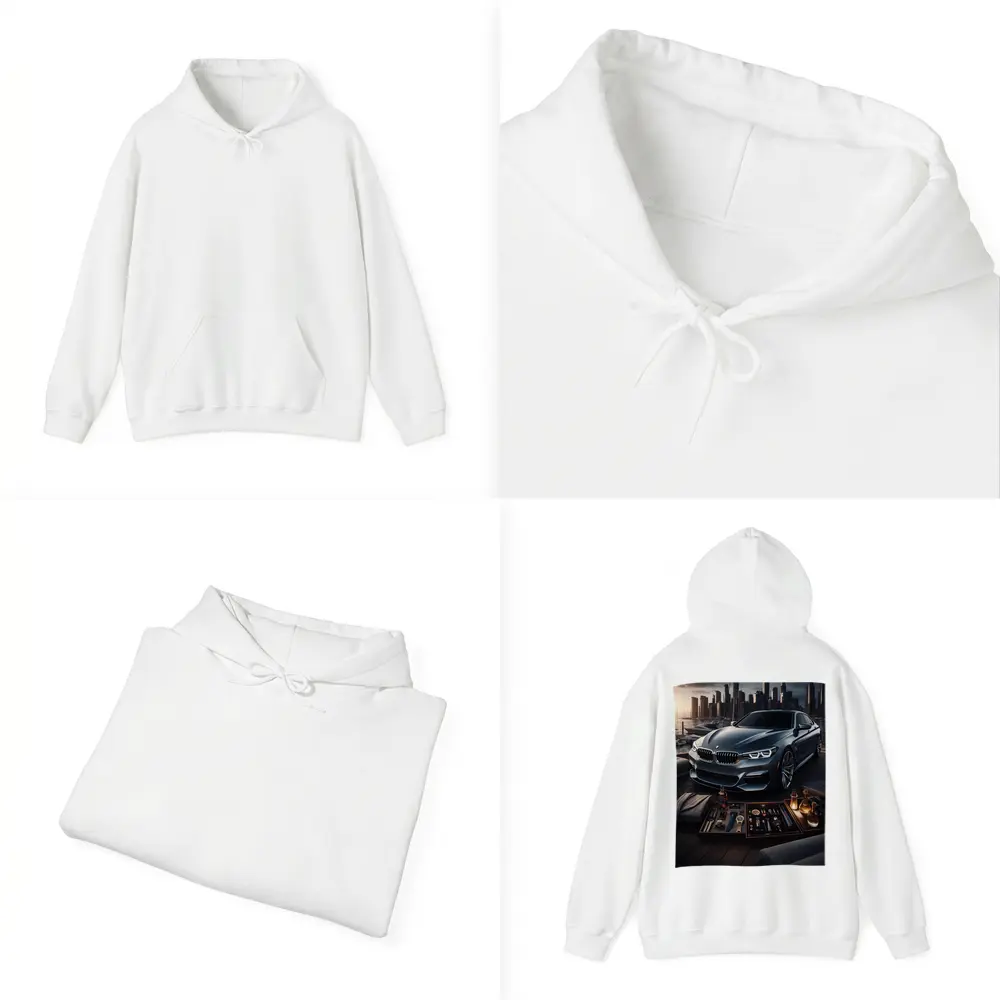 BMW Sedan City Skyline Luxury Lifestyle – Hoodies
