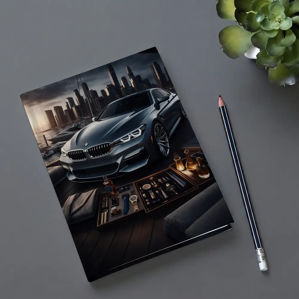 BMW Sedan City Skyline Luxury Lifestyle – Notebooks