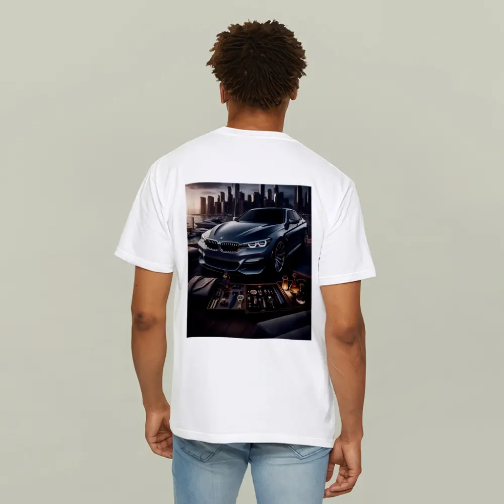 BMW Sedan City Skyline Luxury Lifestyle – T-Shirts