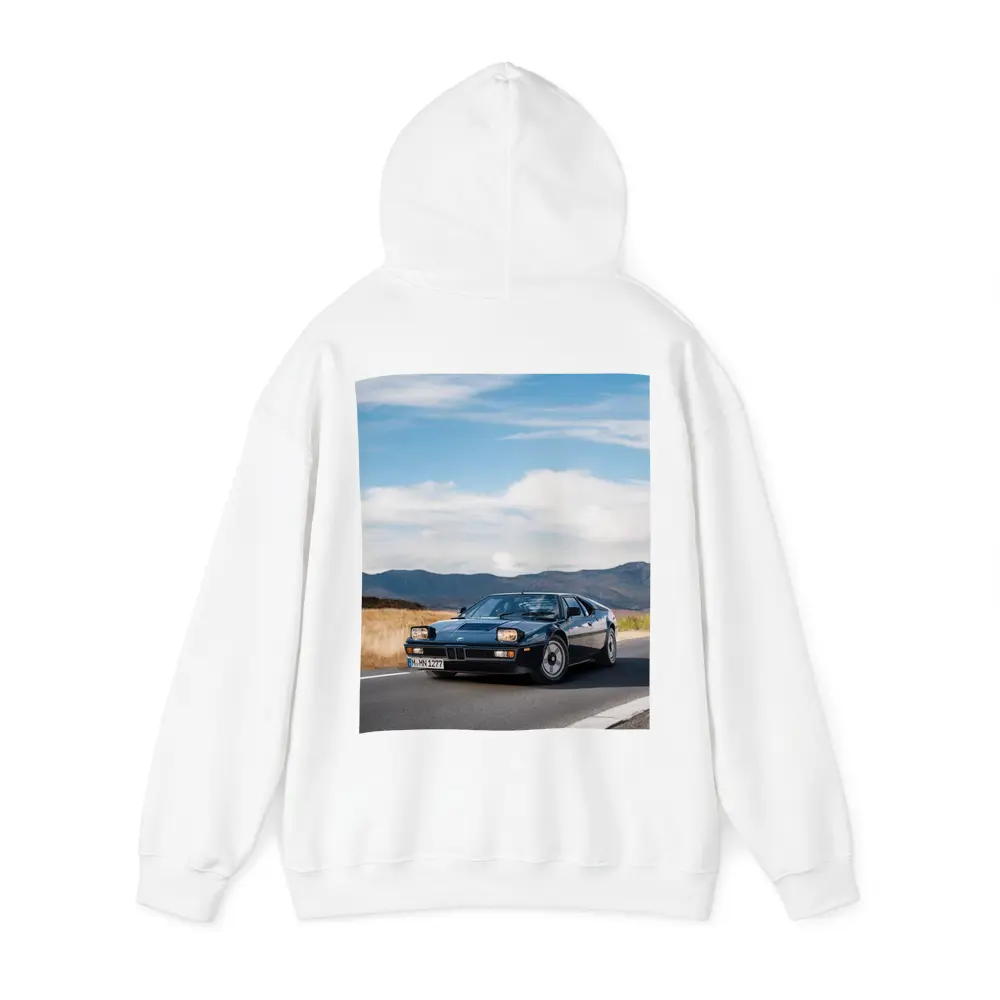 BMW M1 Classic Sports Car Open Road – Hoodies