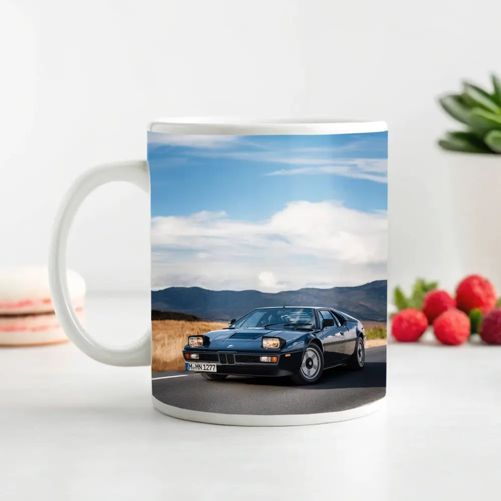 BMW M1 Classic Sports Car Open Road – Mugs
