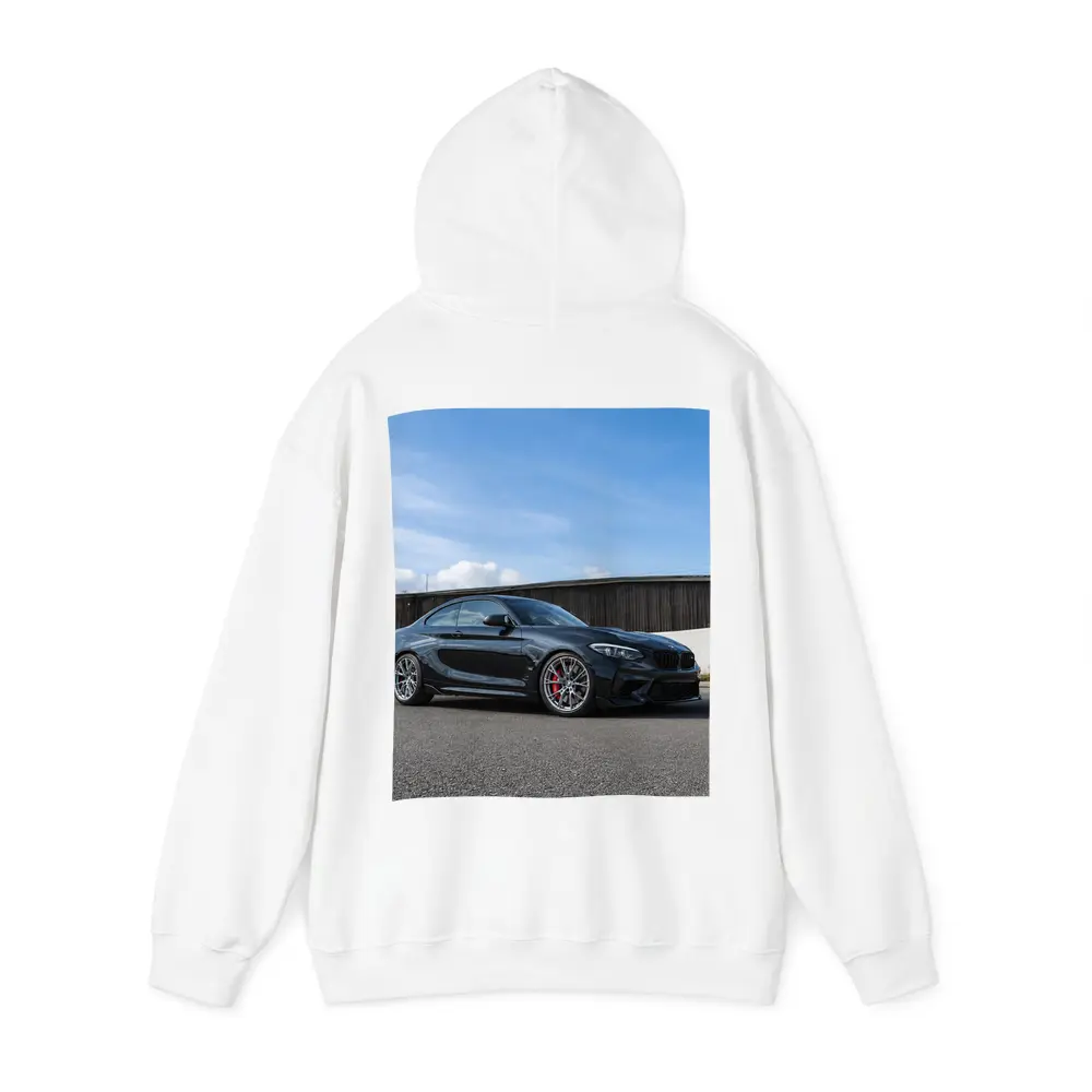 BMW M2 Black Coupe Parked Outdoors – Hoodies