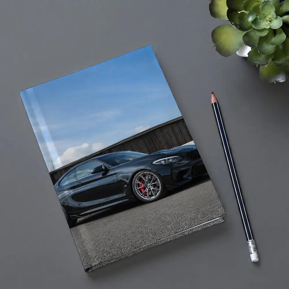 BMW M2 Black Coupe Parked Outdoors – Notebooks