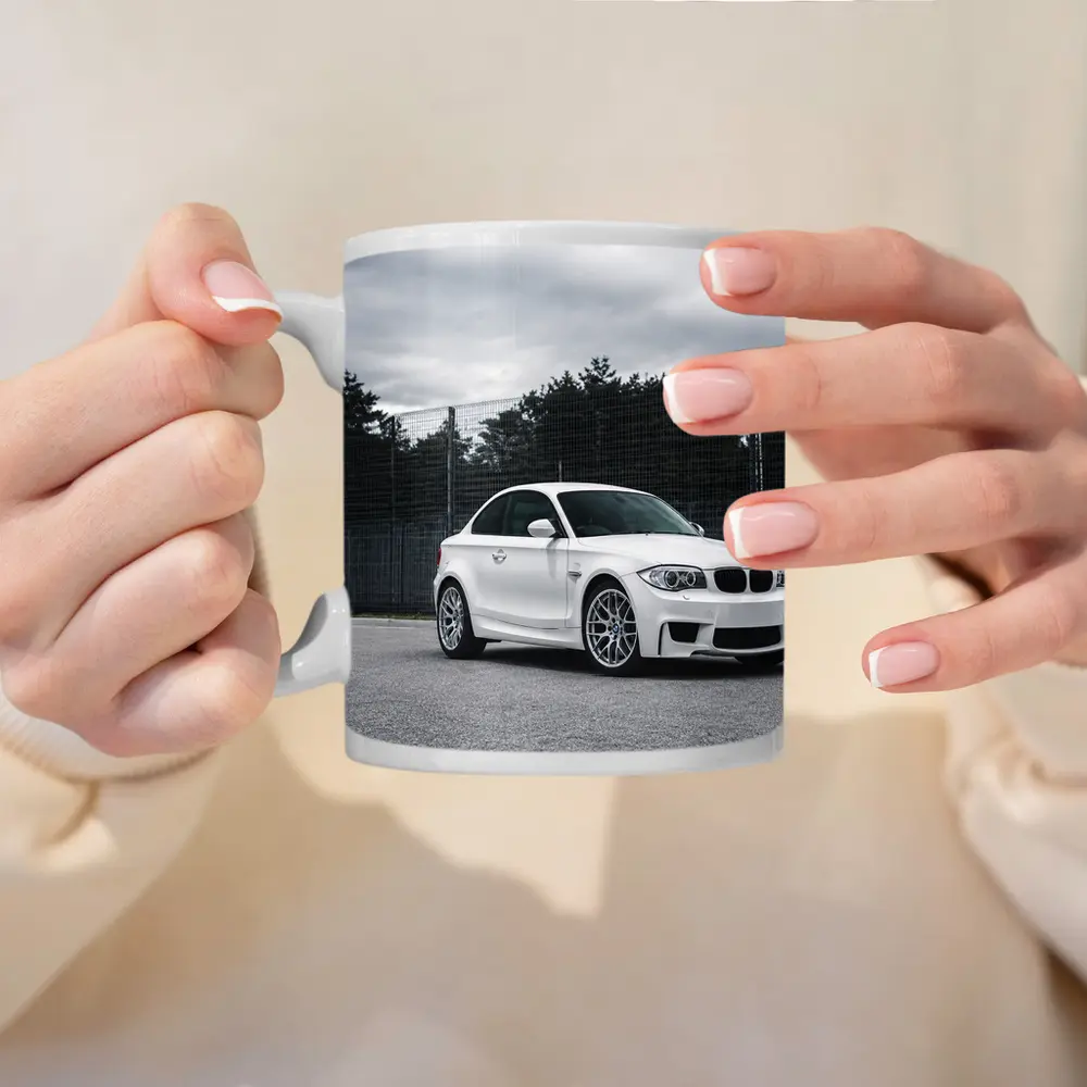 BMW 1M Coupe White Track Day – Mugs