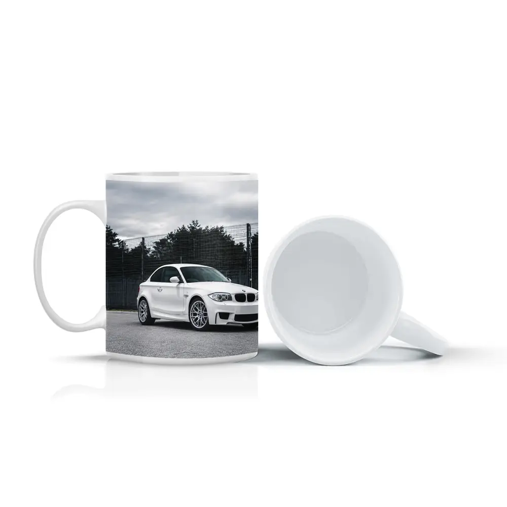 BMW 1M Coupe White Track Day – Mugs