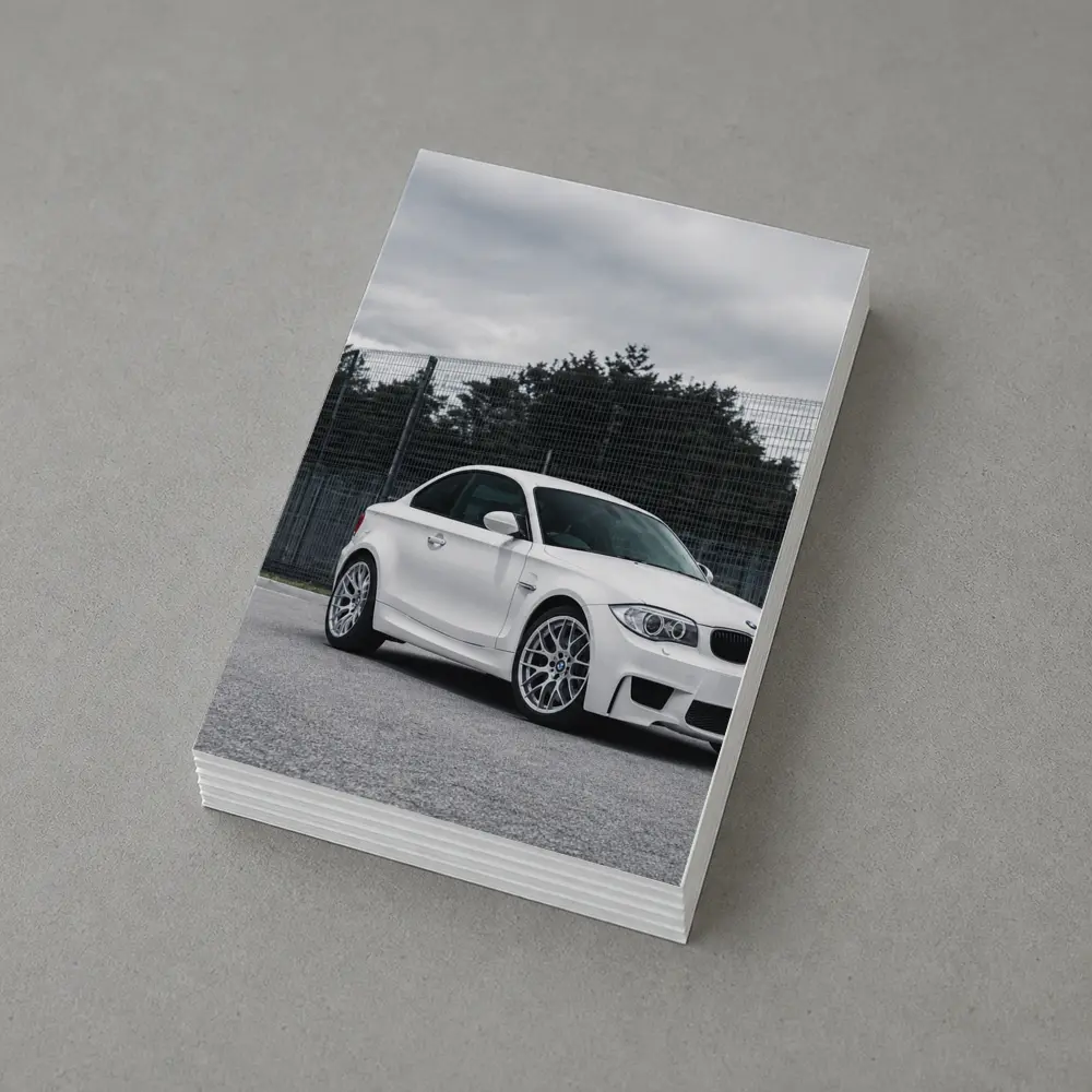 BMW 1M Coupe White Track Day – Postcards