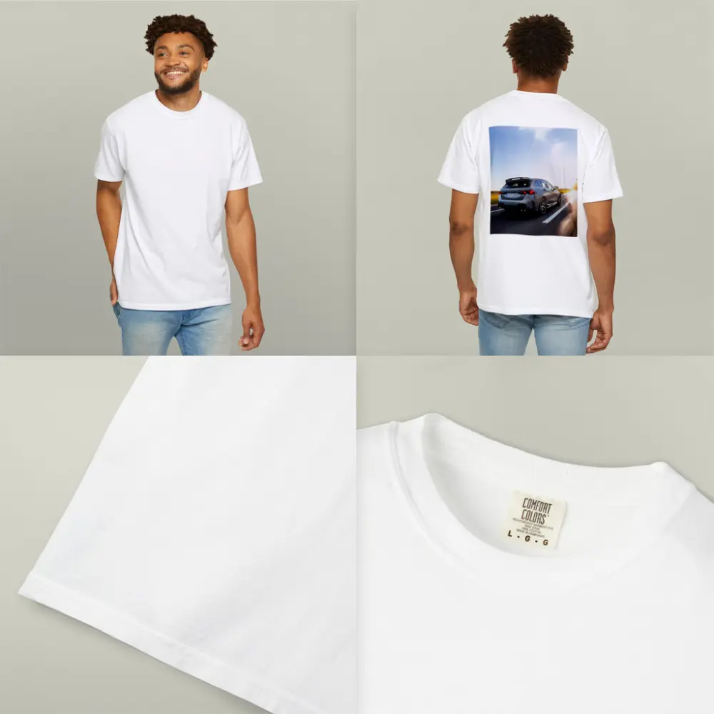 BMW M135 Gray Hatchback Highway Sunset Drive – T-Shirts