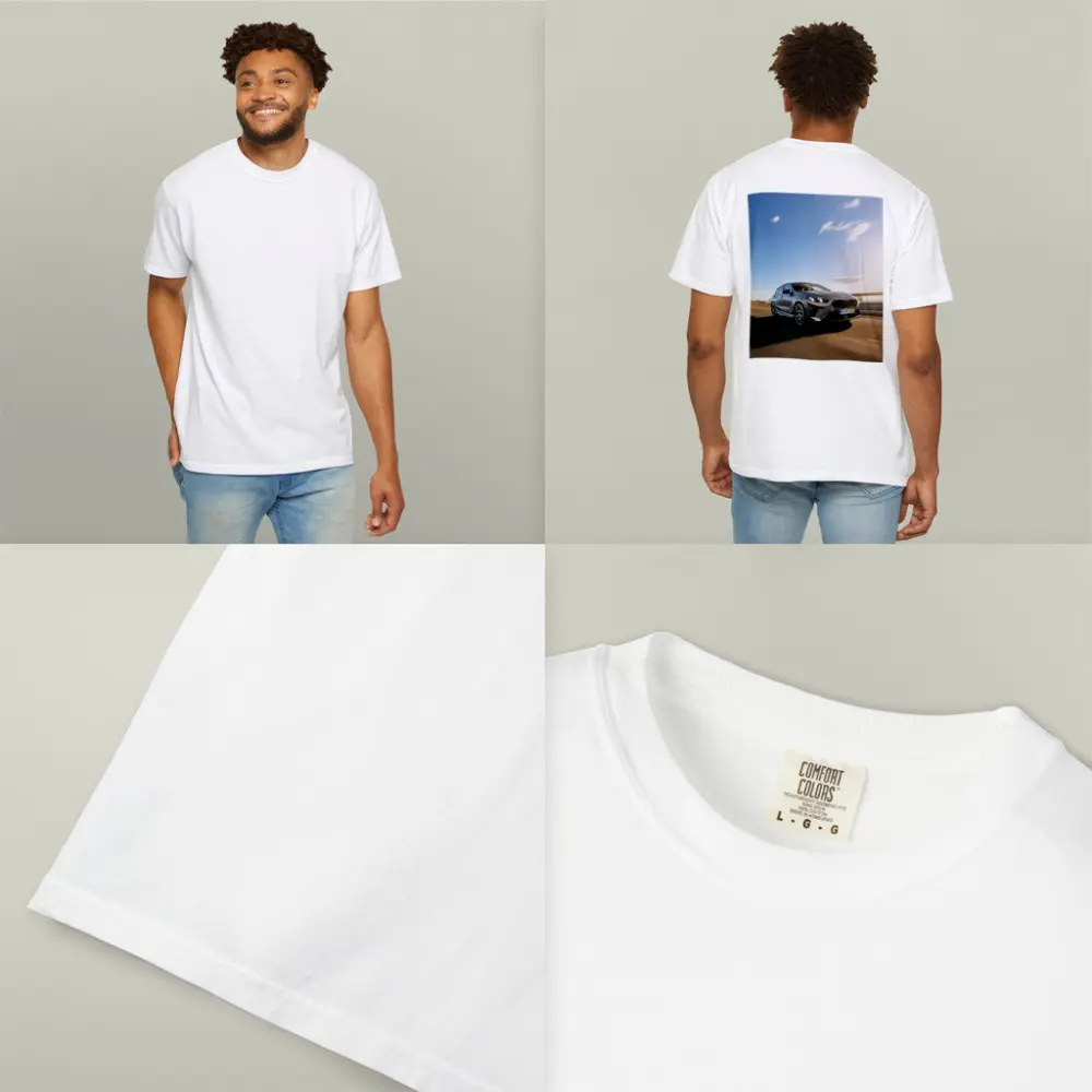 BMW M135 Gray Hatchback On Open Road – T-Shirts