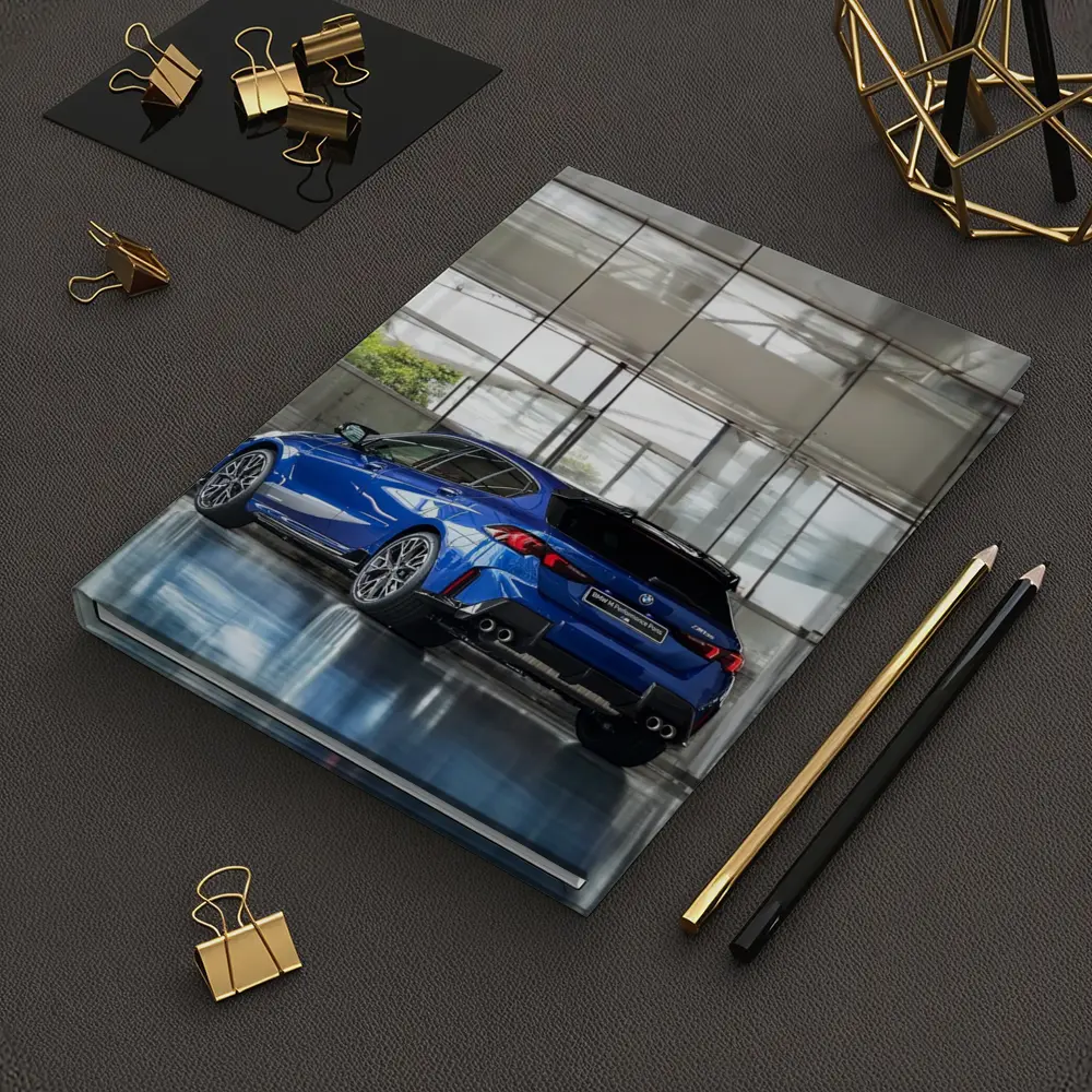 BMW M135 Blue Hatchback Indoor Showroom – Notebooks