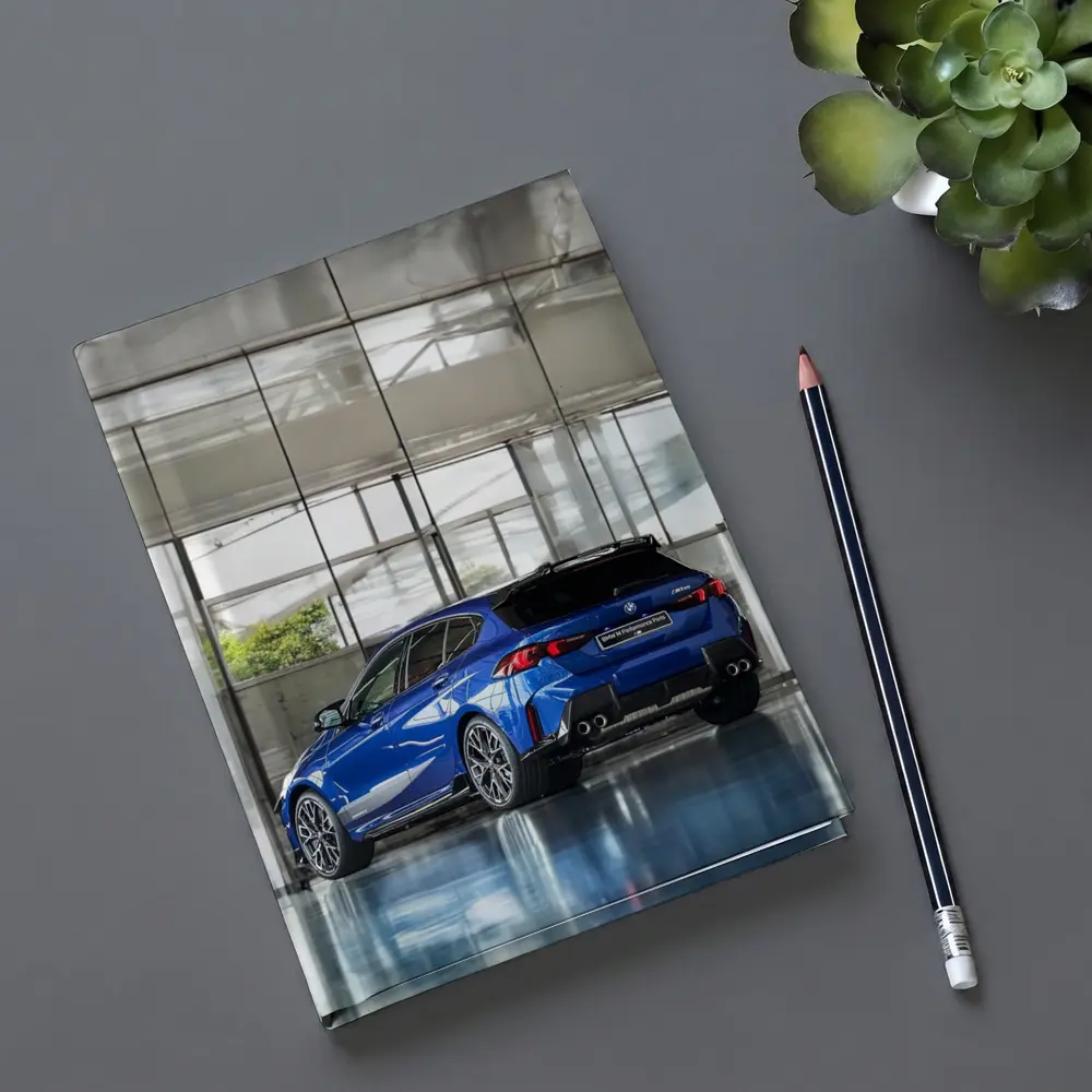 BMW M135 Blue Hatchback Indoor Showroom – Notebooks