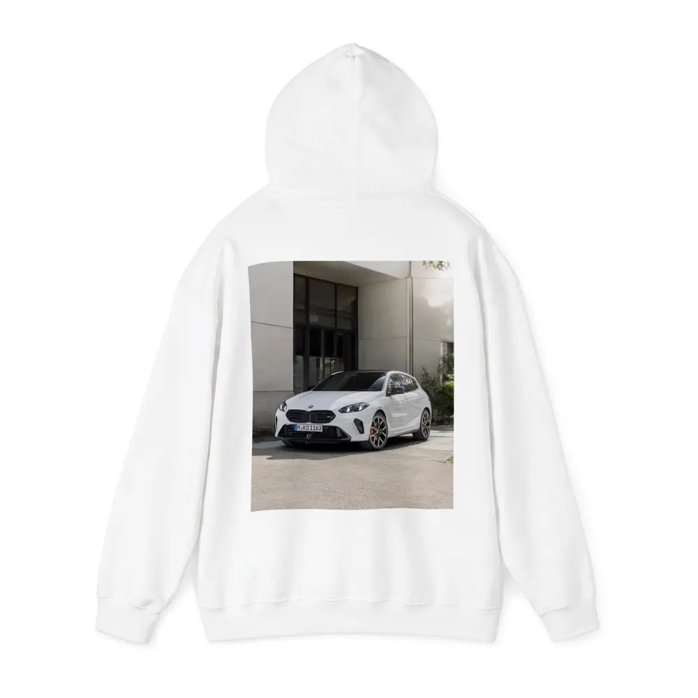 BMW M135 xDrive White Urban Setting – Hoodies