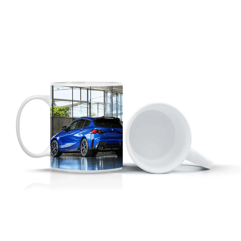 BMW M135i Blue Hatchback Indoor Showroom – Mugs