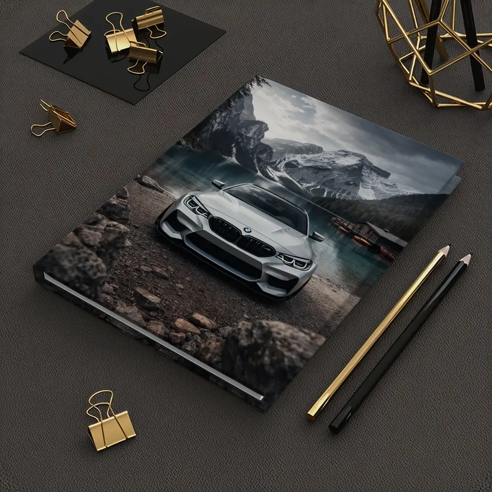 BMW M2 White Front View Mountain Lake – Notebooks