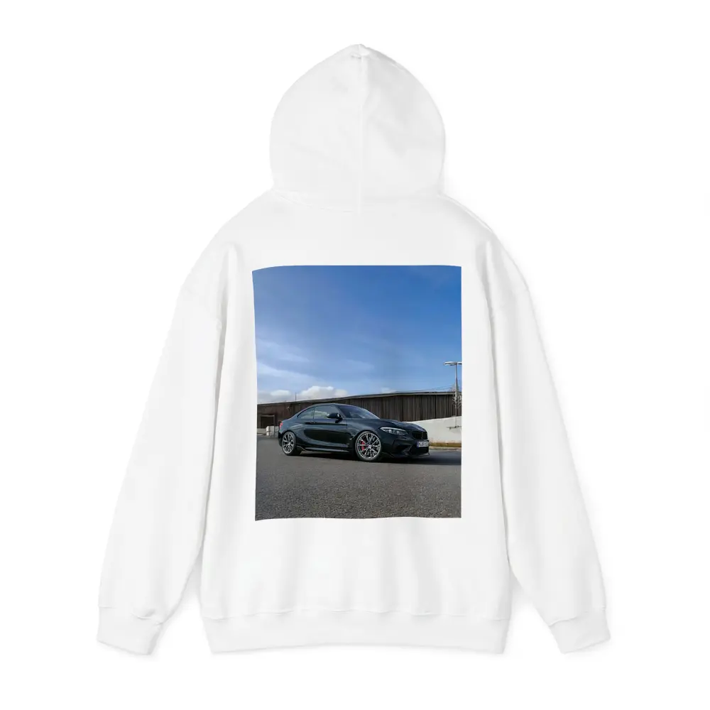 BMW M2 Black Coupe Urban Street Setting – Hoodies
