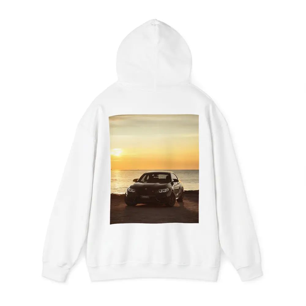 BMW M2 Black Car Sunset Ocean – Hoodies