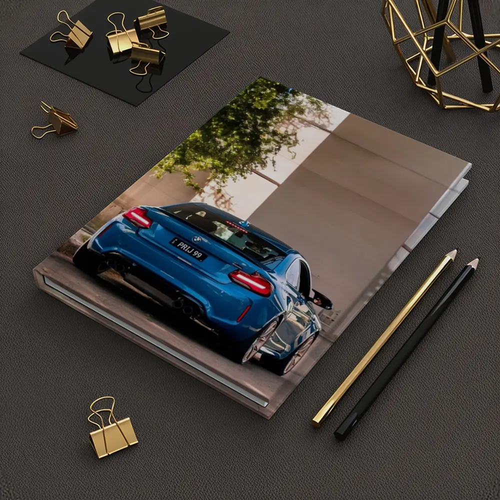 BMW M2 Blue Rear Urban Street Setting – Notebooks