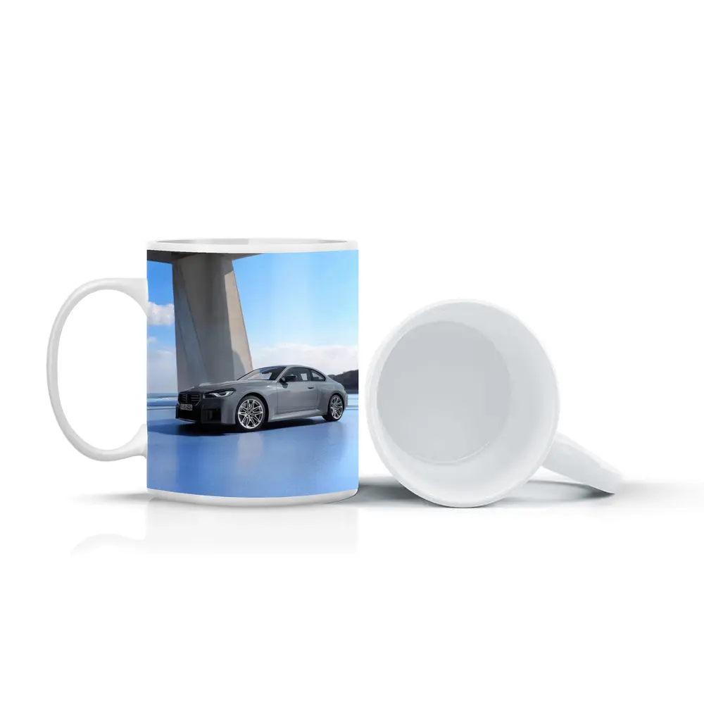 BMW M2 Coupe Gray Coastal Architecture Setting – Mugs