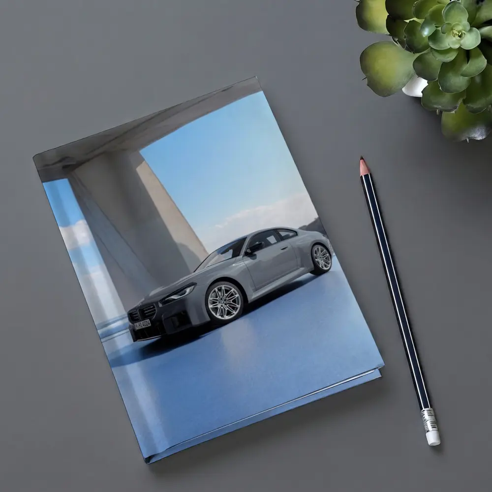 BMW M2 Coupe Gray Coastal Architecture Setting – Notebooks
