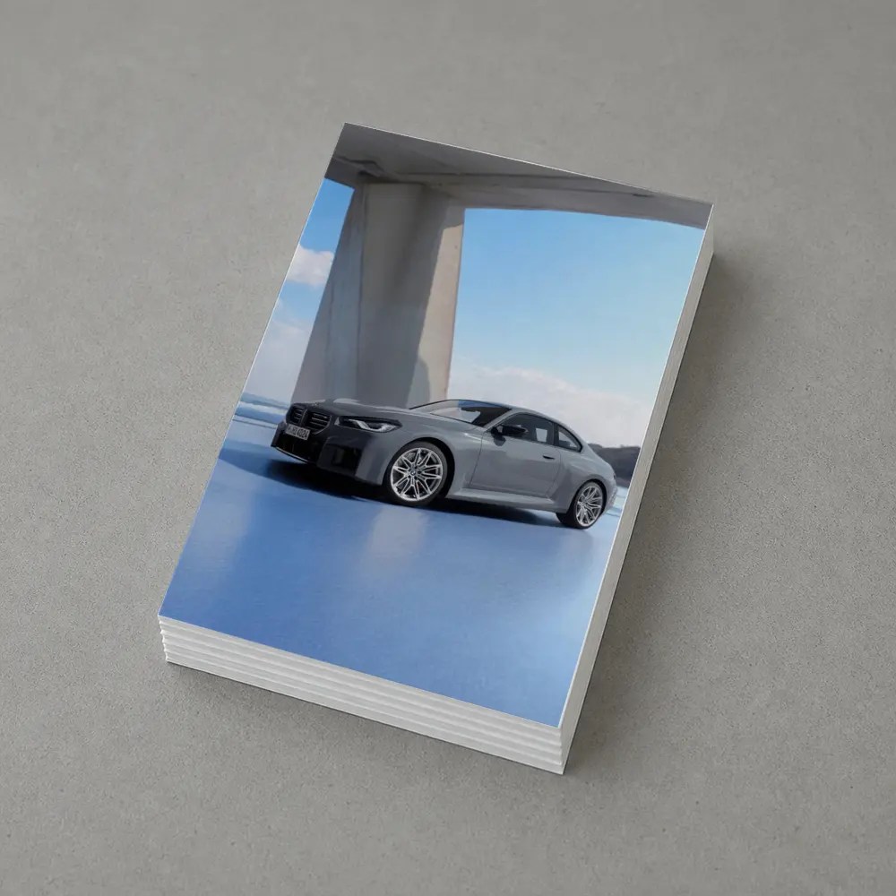 BMW M2 Coupe Gray Coastal Architecture Setting – Postcards