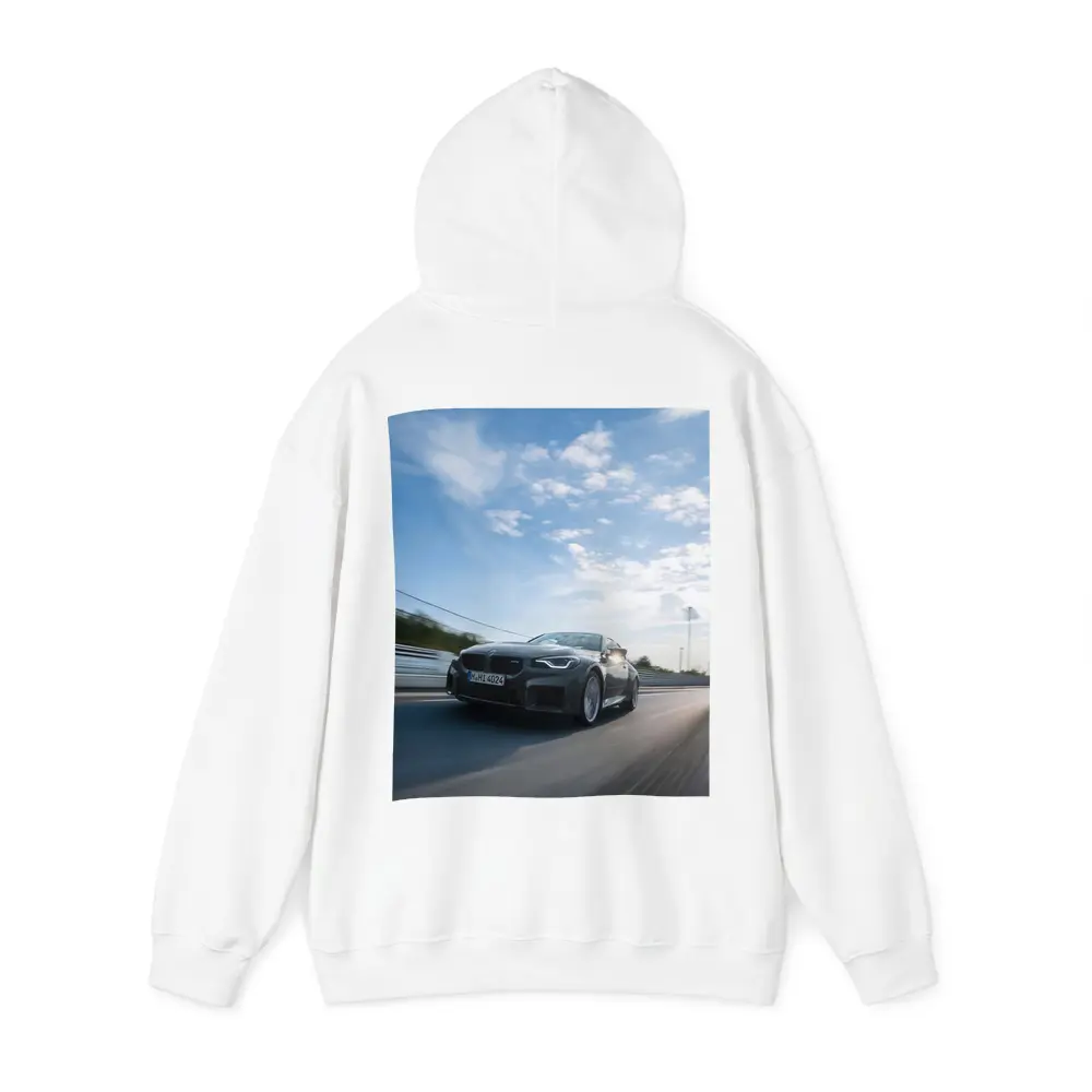 BMW M2 Coupe Gray On Race Track – Hoodies