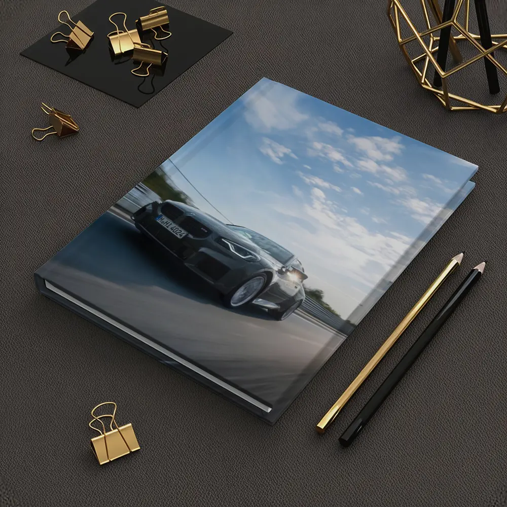 BMW M2 Coupe Gray On Race Track – Notebooks