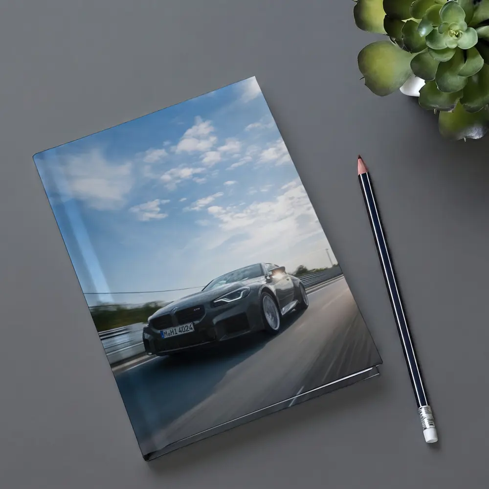 BMW M2 Coupe Gray On Race Track – Notebooks