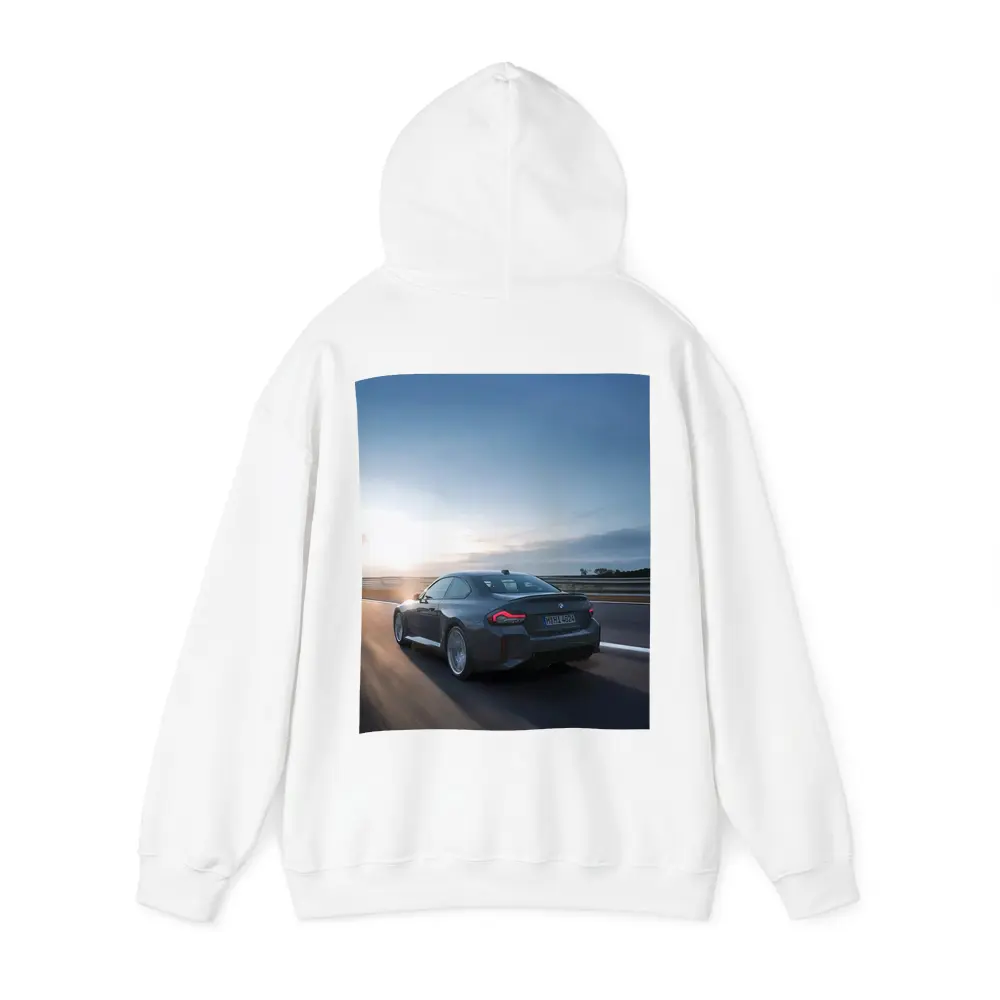 BMW M2 Coupe Gray Highway Sunset Drive – Hoodies