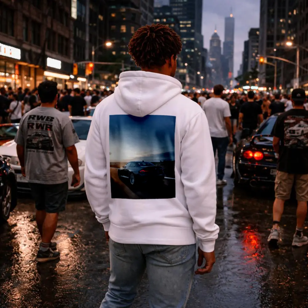 BMW M2 Coupe Gray Highway Sunset Drive – Hoodies