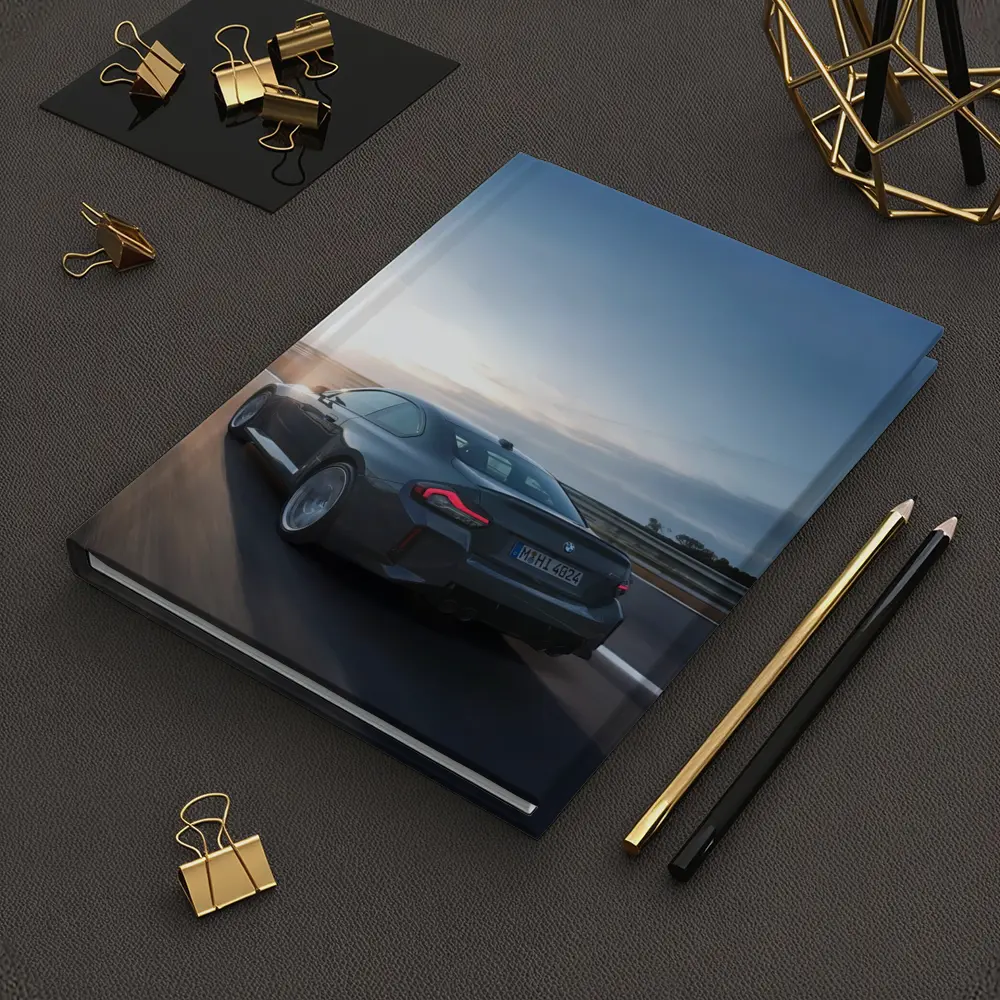 BMW M2 Coupe Gray Highway Sunset Drive – Notebooks