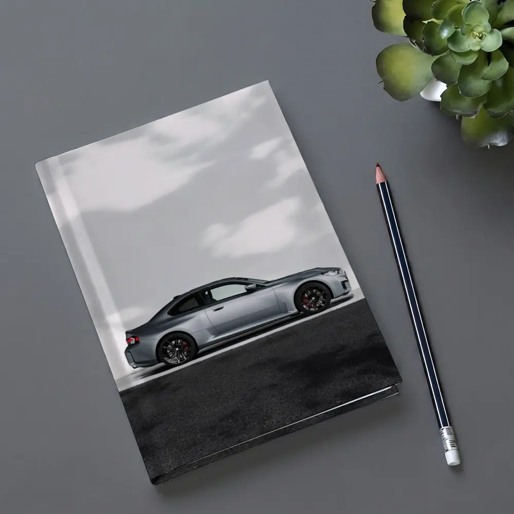 BMW M2 Coupe Silver Side Profile View – Notebooks