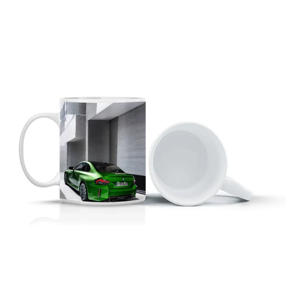 BMW M2 Green Coupe Urban Street Shot – Mugs