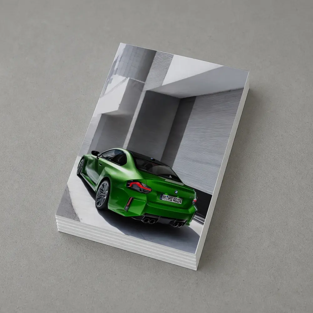 BMW M2 Green Coupe Urban Street Shot – Postcards