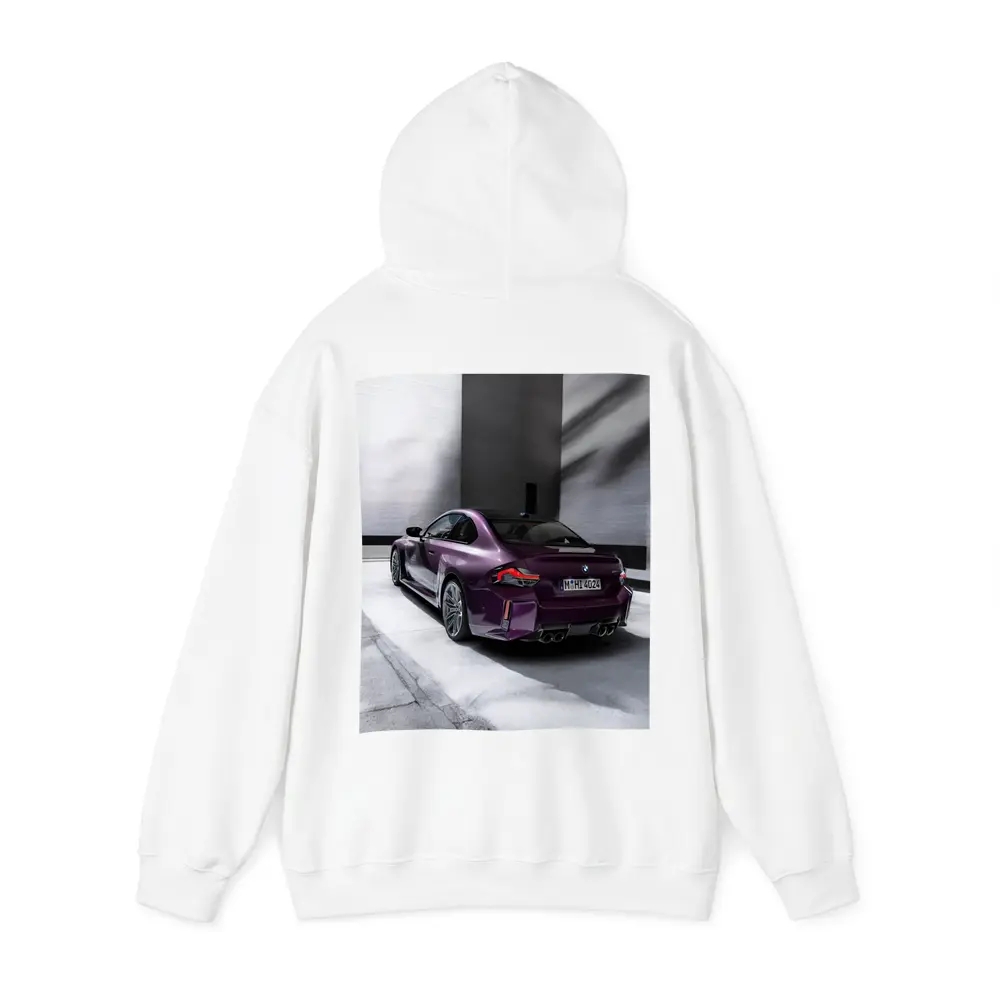 BMW M2 Coupe Purple Urban Parking Garage – Hoodies