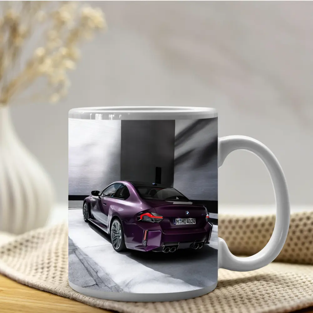 BMW M2 Coupe Purple Urban Parking Garage – Mugs