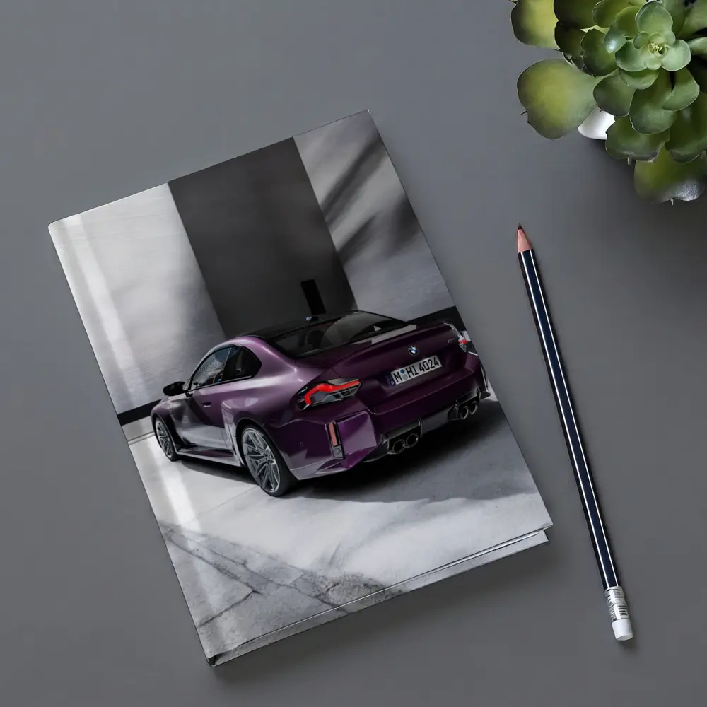 BMW M2 Coupe Purple Urban Parking Garage – Notebooks