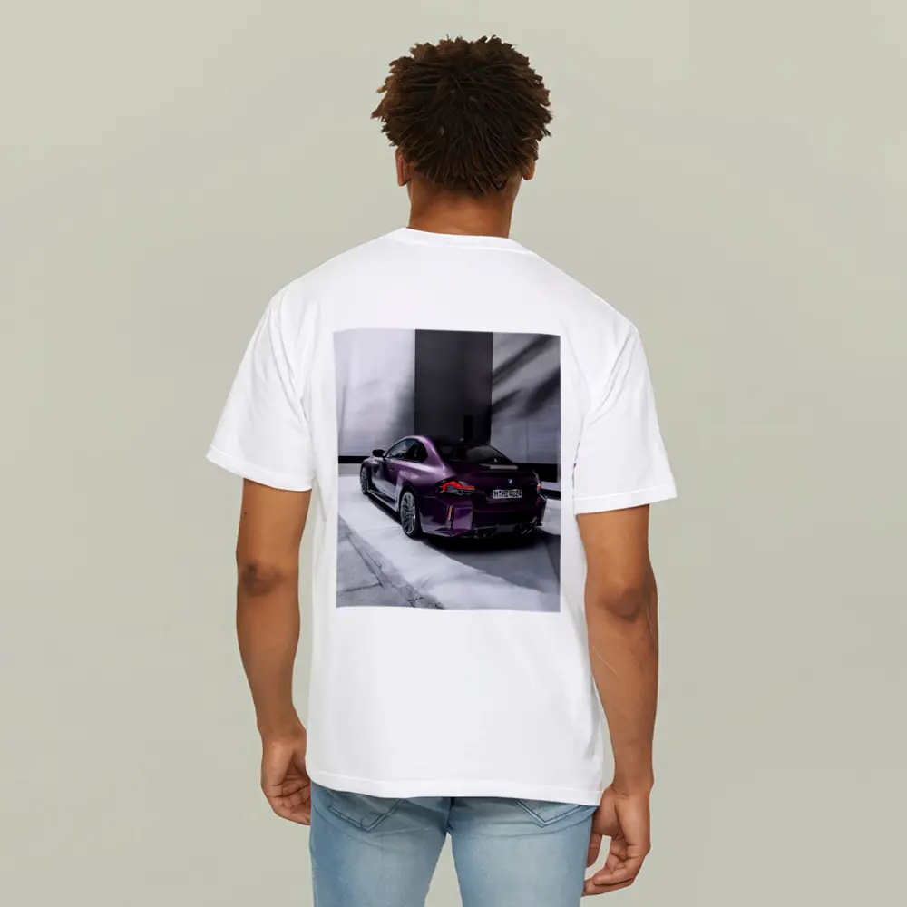 BMW M2 Coupe Purple Urban Parking Garage – T-Shirts