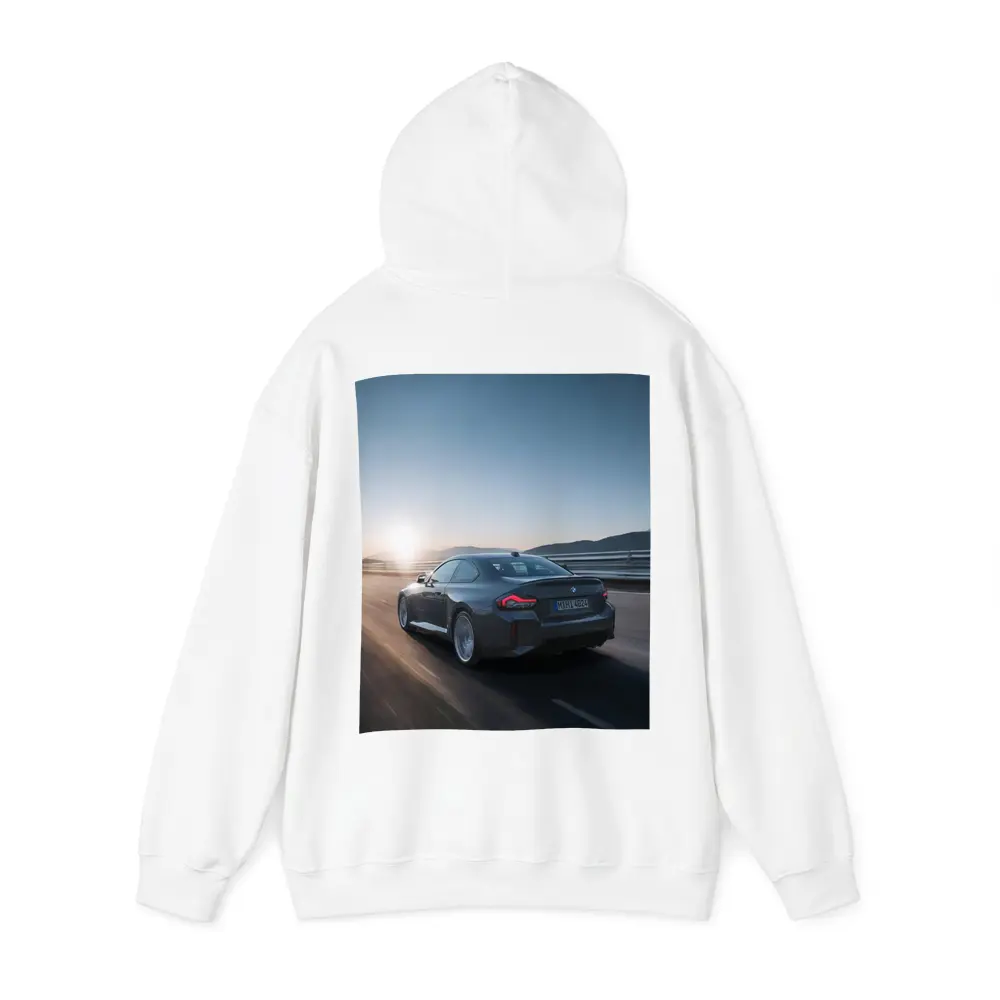 BMW M2 Gray Coupe Highway Sunset Drive – Hoodies