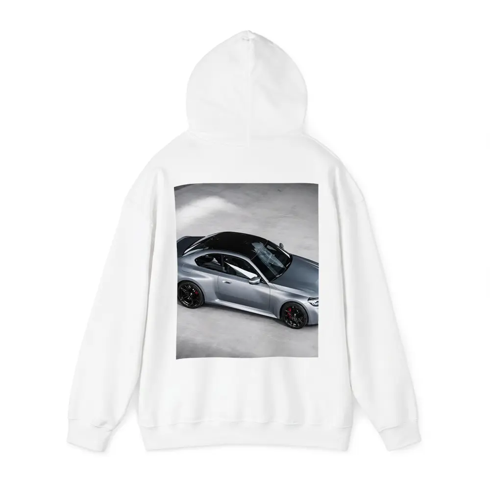 BMW M2 Coupe Gray Studio Top View – Hoodies