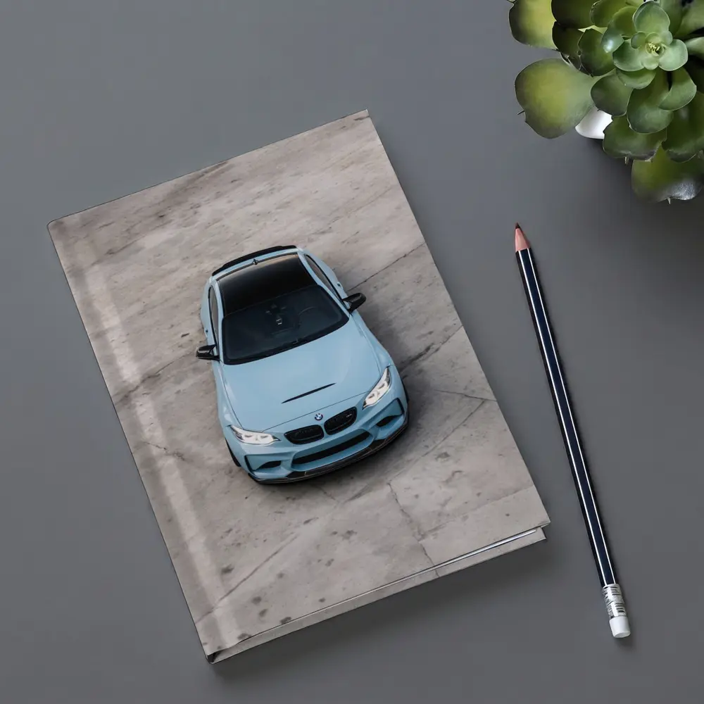 BMW M2 Light Blue Aerial Concrete – Notebooks