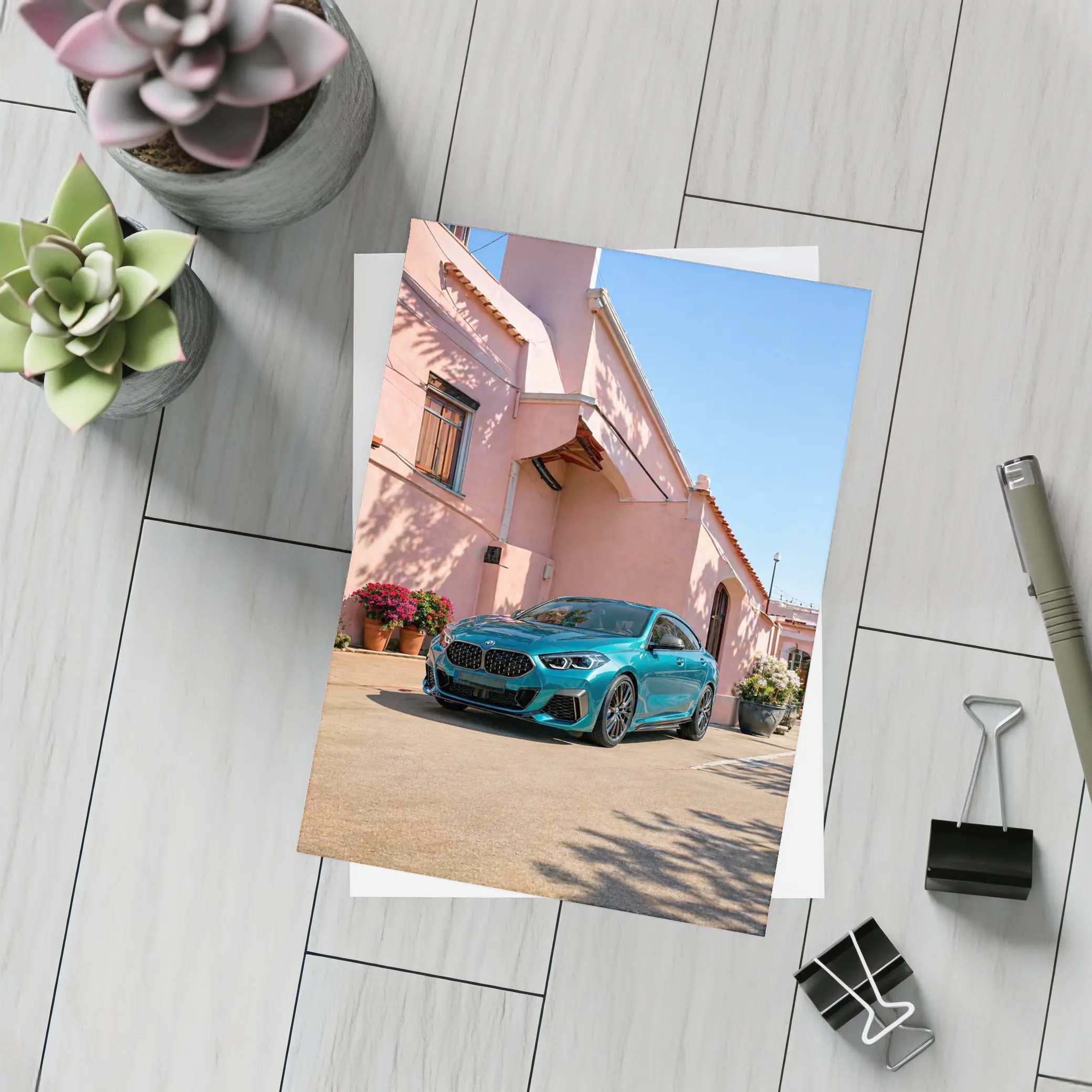BMW M2 Series Gran Coupe Teal Street – Postcards