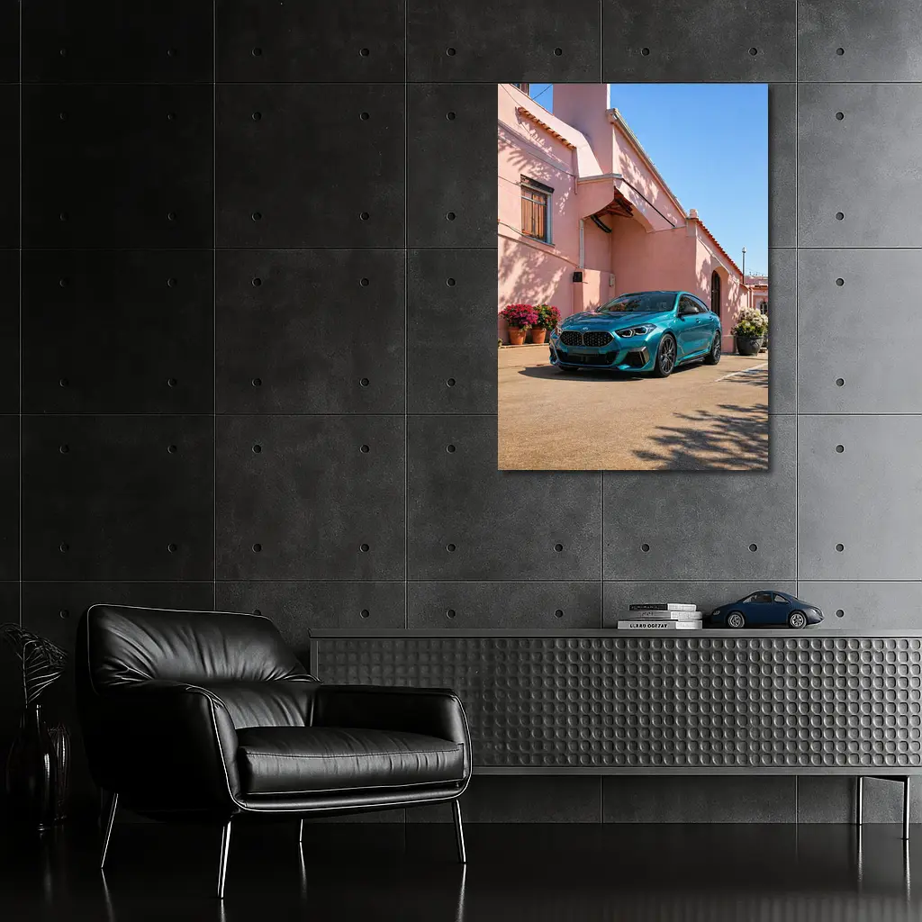 BMW M2 Series Gran Coupe Teal Street – Wall Art