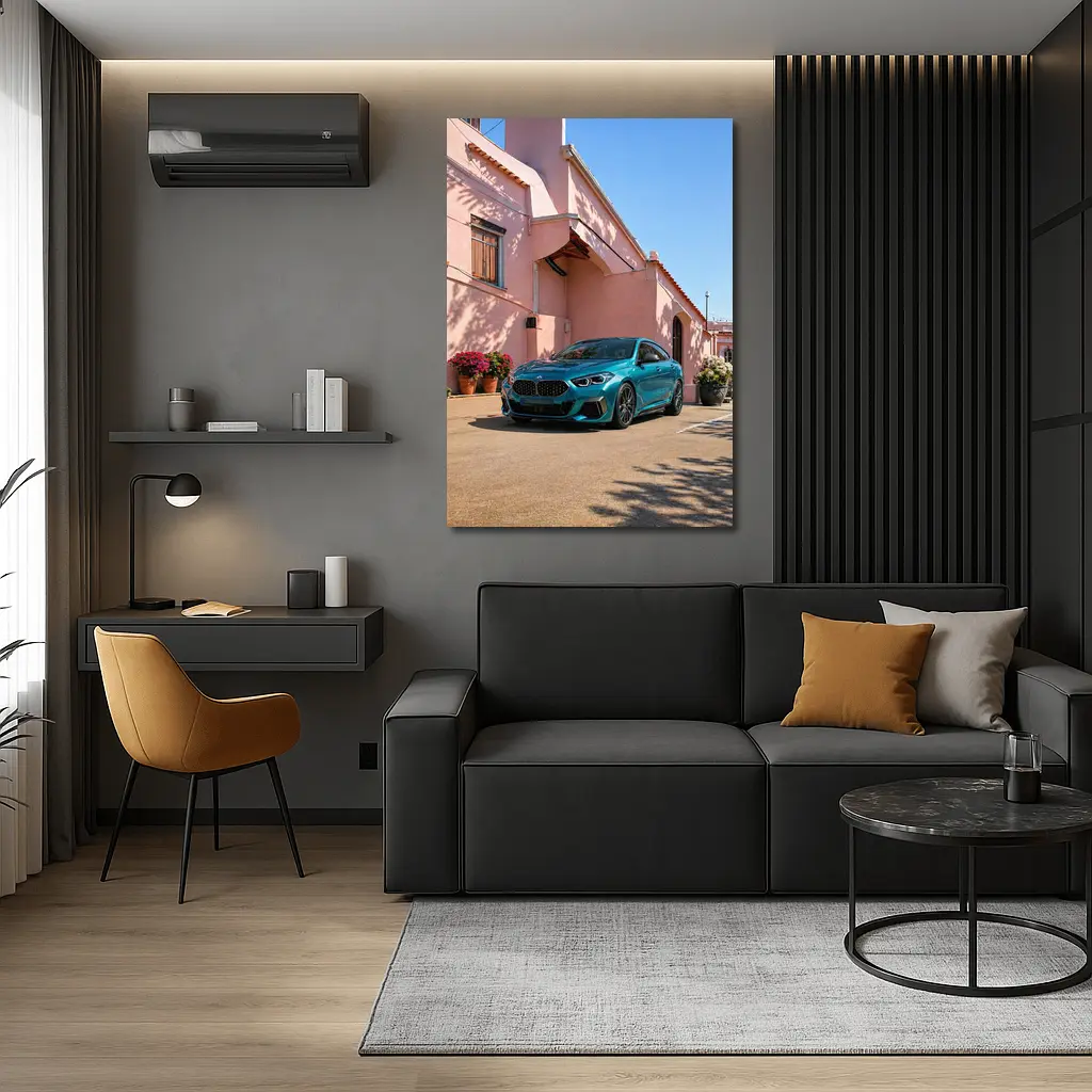 BMW M2 Series Gran Coupe Teal Street – Wall Art