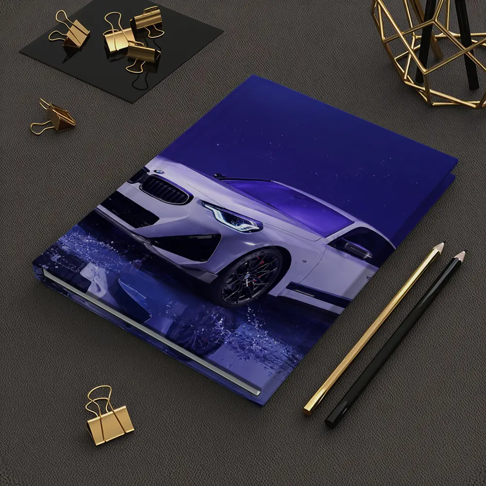 BMW 2 Series White Car Blue Studio – Notebooks