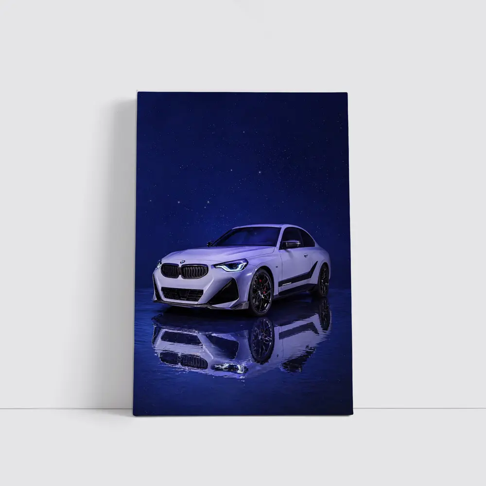 BMW M240i Coupe Under Starry Night Sky – Wall Art
