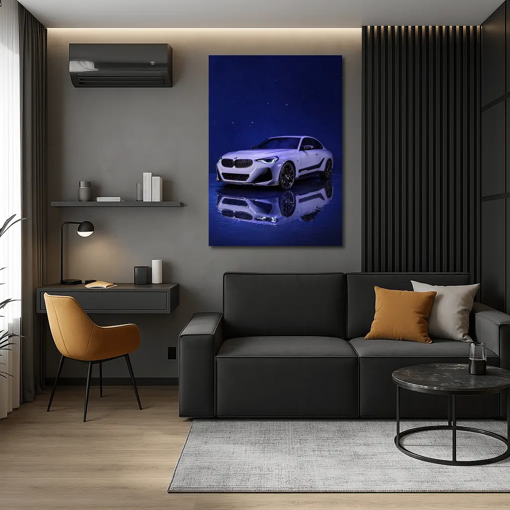 BMW M240i Coupe Under Starry Night Sky – Wall Art