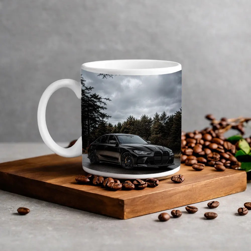 BMW M3 Sedan Matte Black Moody Forest – Mugs