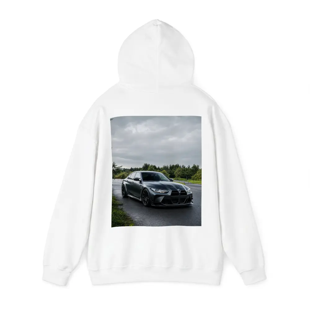 BMW M3 Matte Black Wet Road Overcast – Hoodies