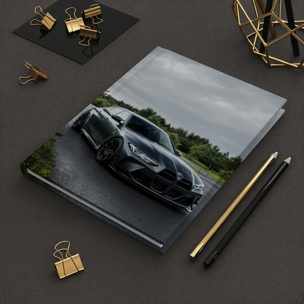 BMW M3 Matte Black Wet Road Overcast – Notebooks