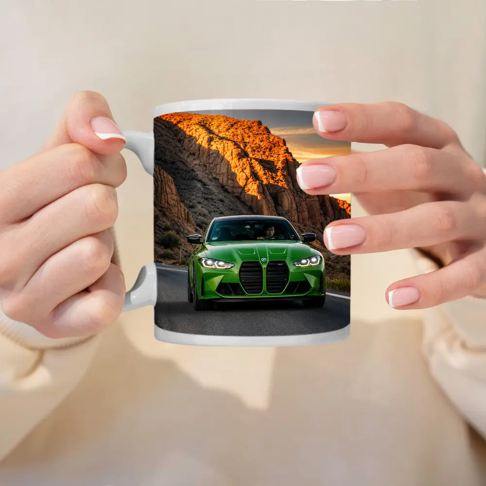 BMW M3 Green Canyon Desert Road Drive – Mugs